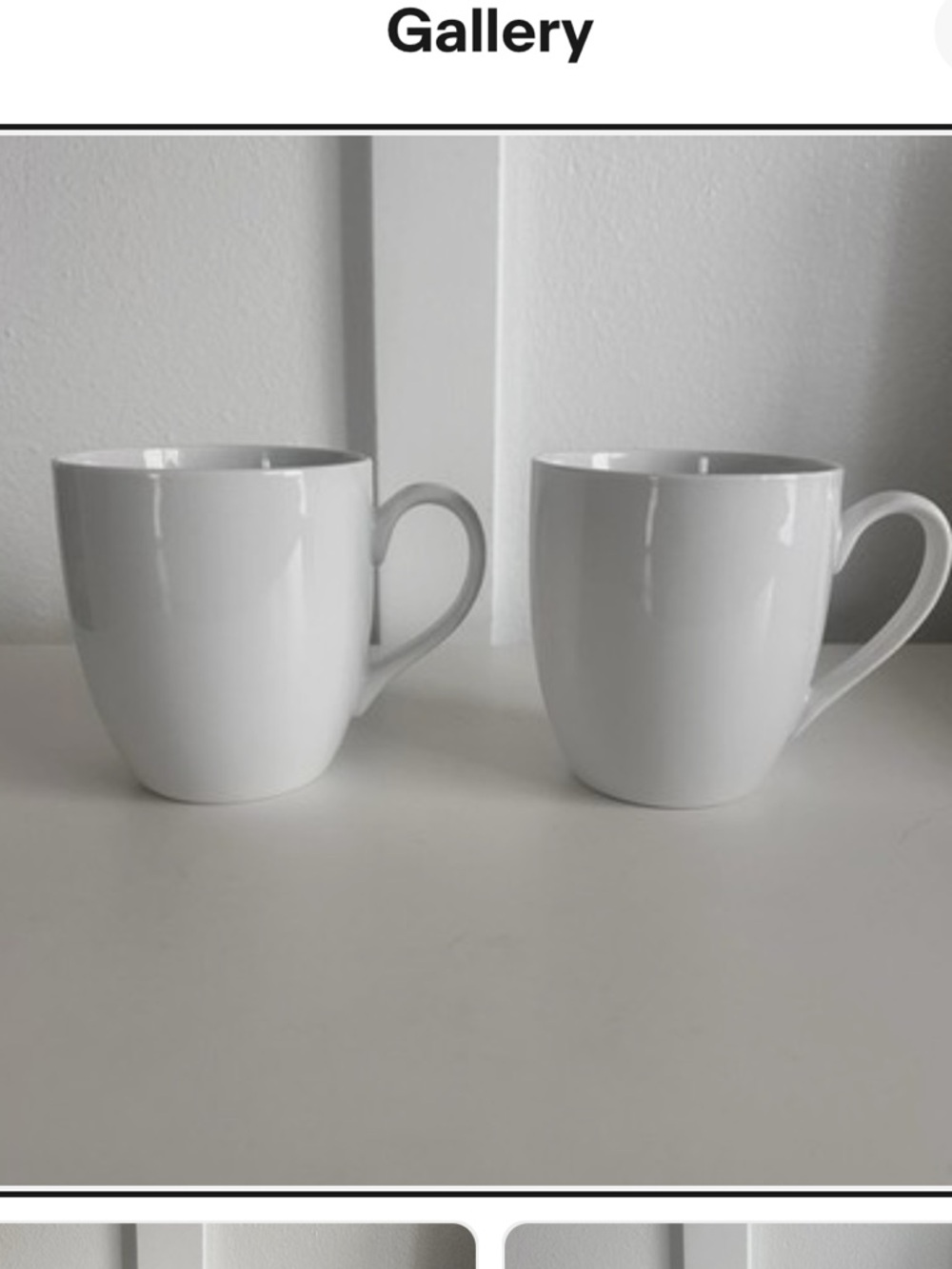Aspen 15-oz. Porcelain White Mug - set of 5